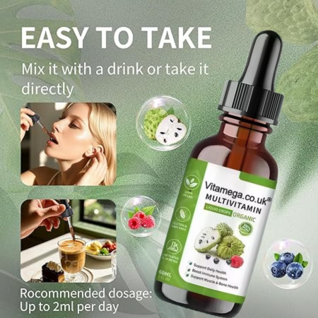 Organic Soursop & Multivitamin Liquid Drops