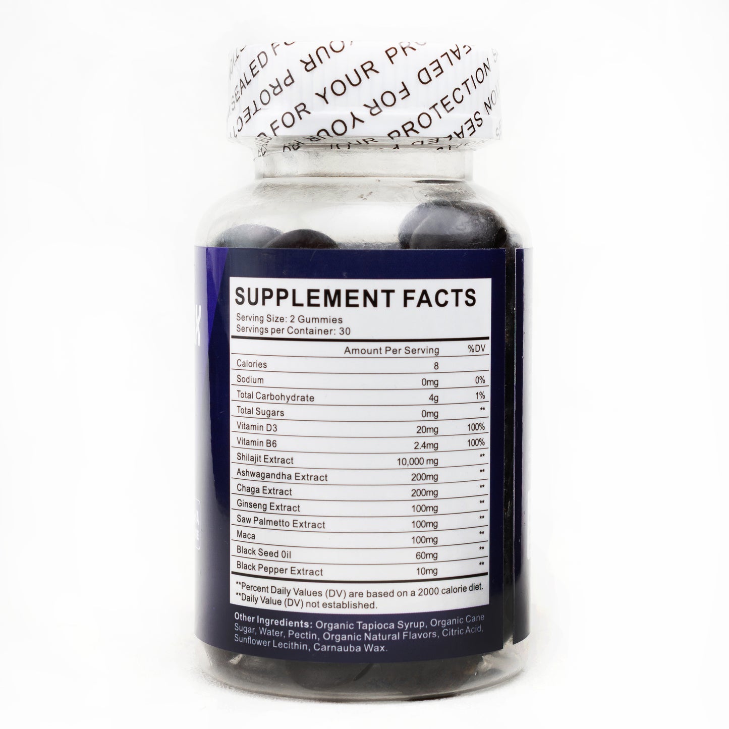 Vitamega Shilajit Max Gummies – Ultimate Vegan Supplement for Muscle Gain, Energy and Vitality (60 Gummies)